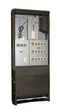 Meter cabinets with diazed and temporary power
