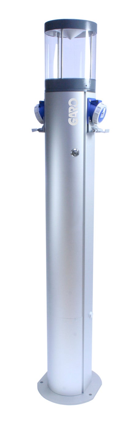 Koster with two 1-phase socket without meter