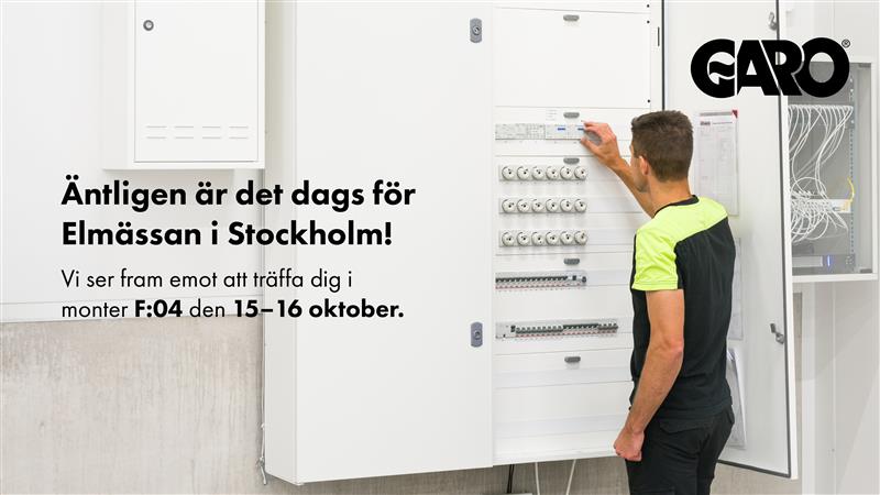 Möt GARO på Elmässan 2025!