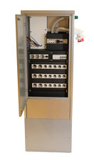 Cable cabinet for meter and reserve power