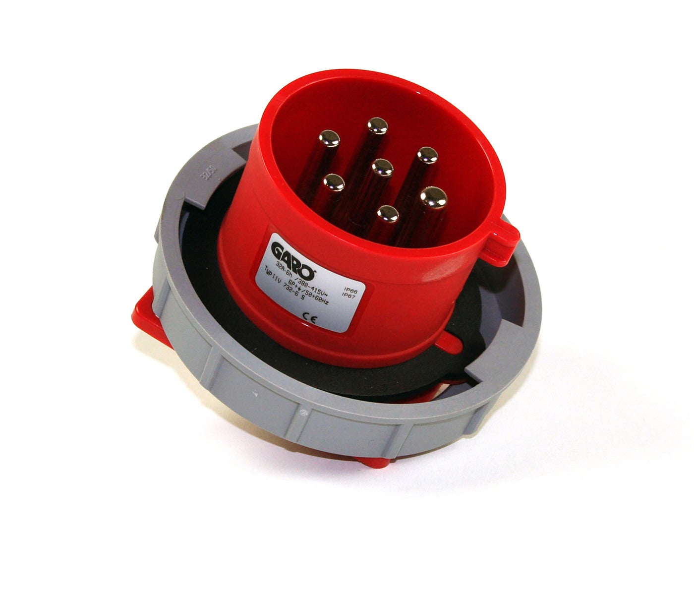 INLET STRAIGHT 7P 16A 6h WT - 3