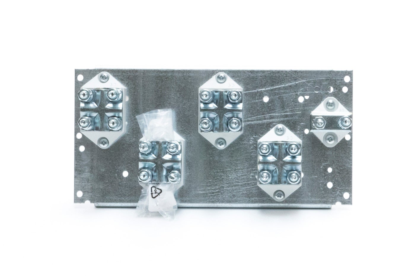 MOUNTINGPLATE WITH TERMINALS 5x95MM² - 2