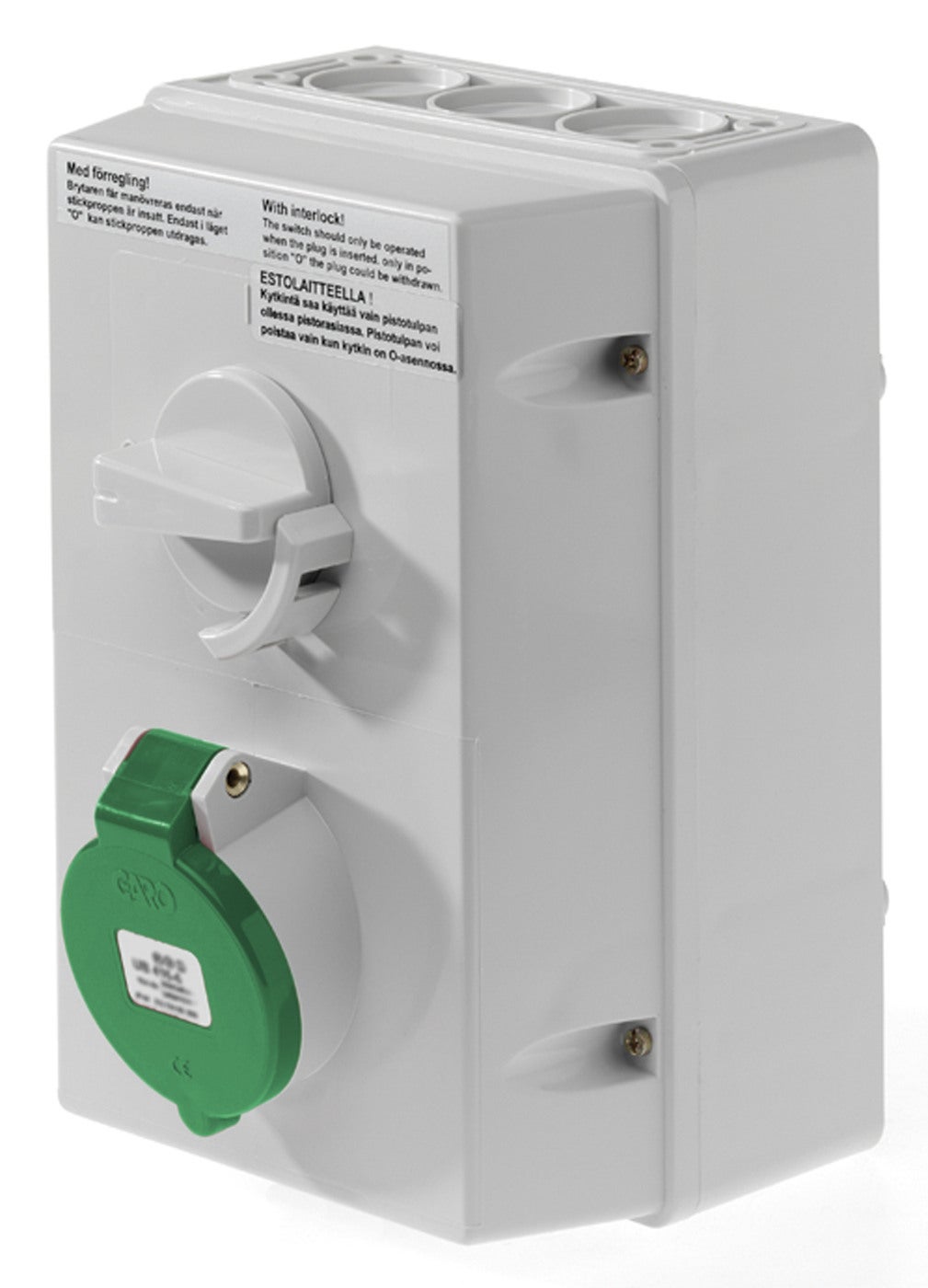 BLOCKERADE UTTAG 3P 16A 2h