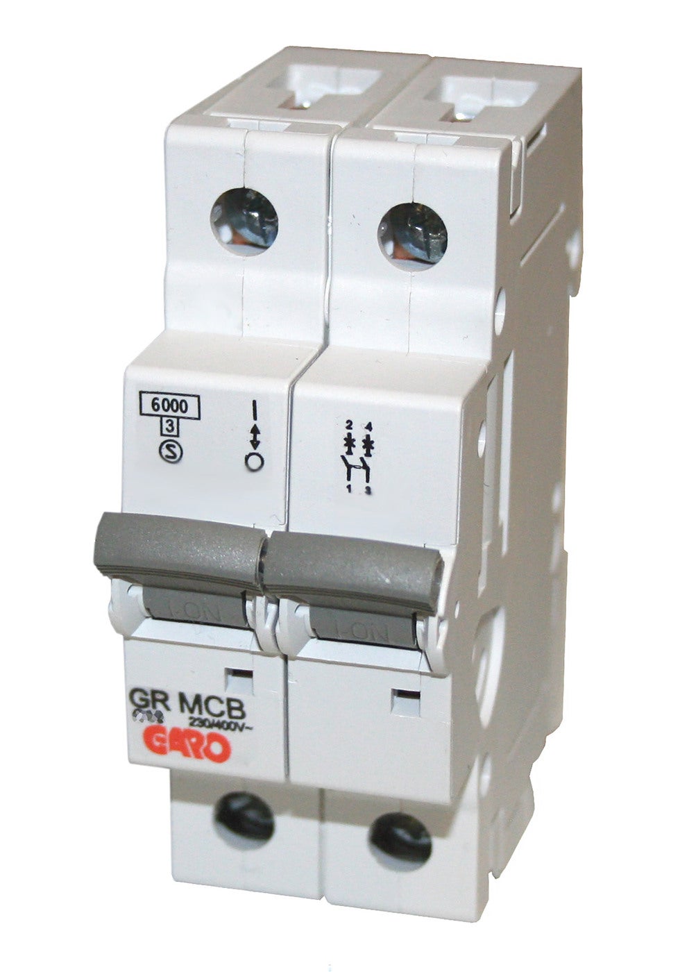 MCB C 2P 63A 6kA GR