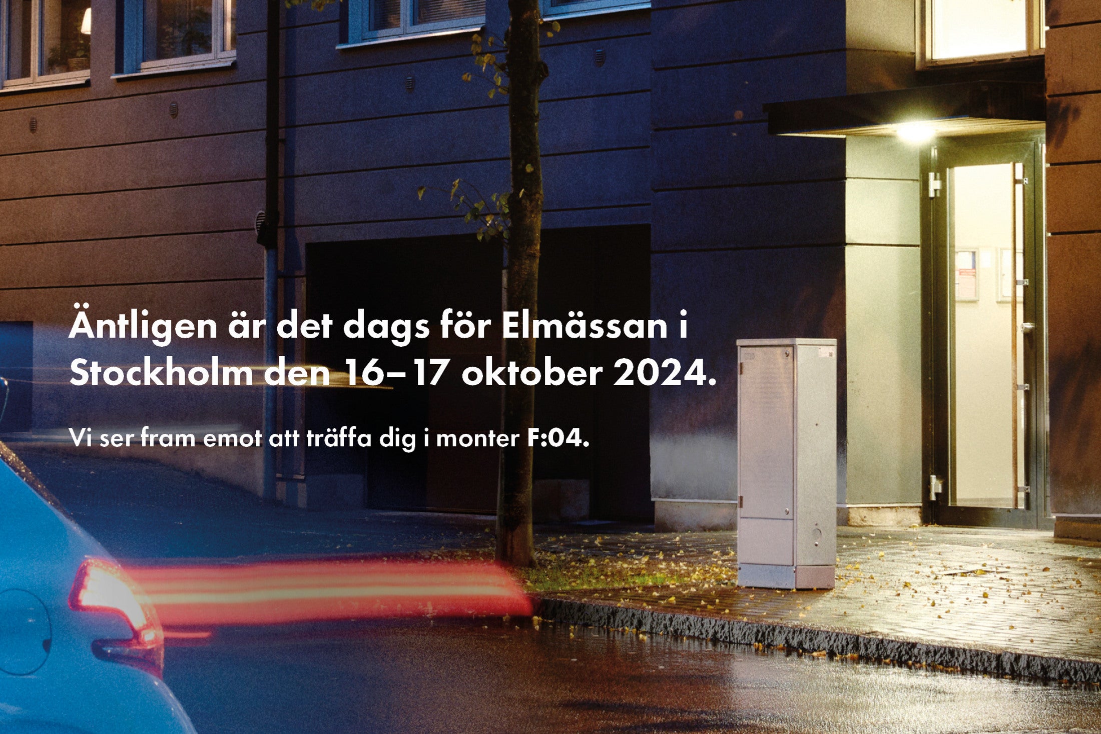 Besök oss på Elmässan 2024!
