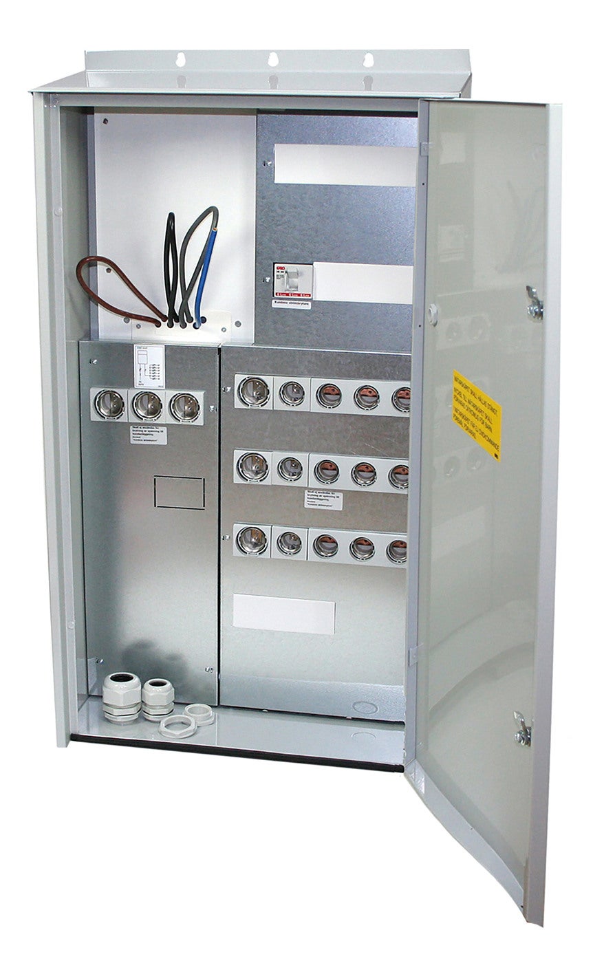 Meter cabinet distribution