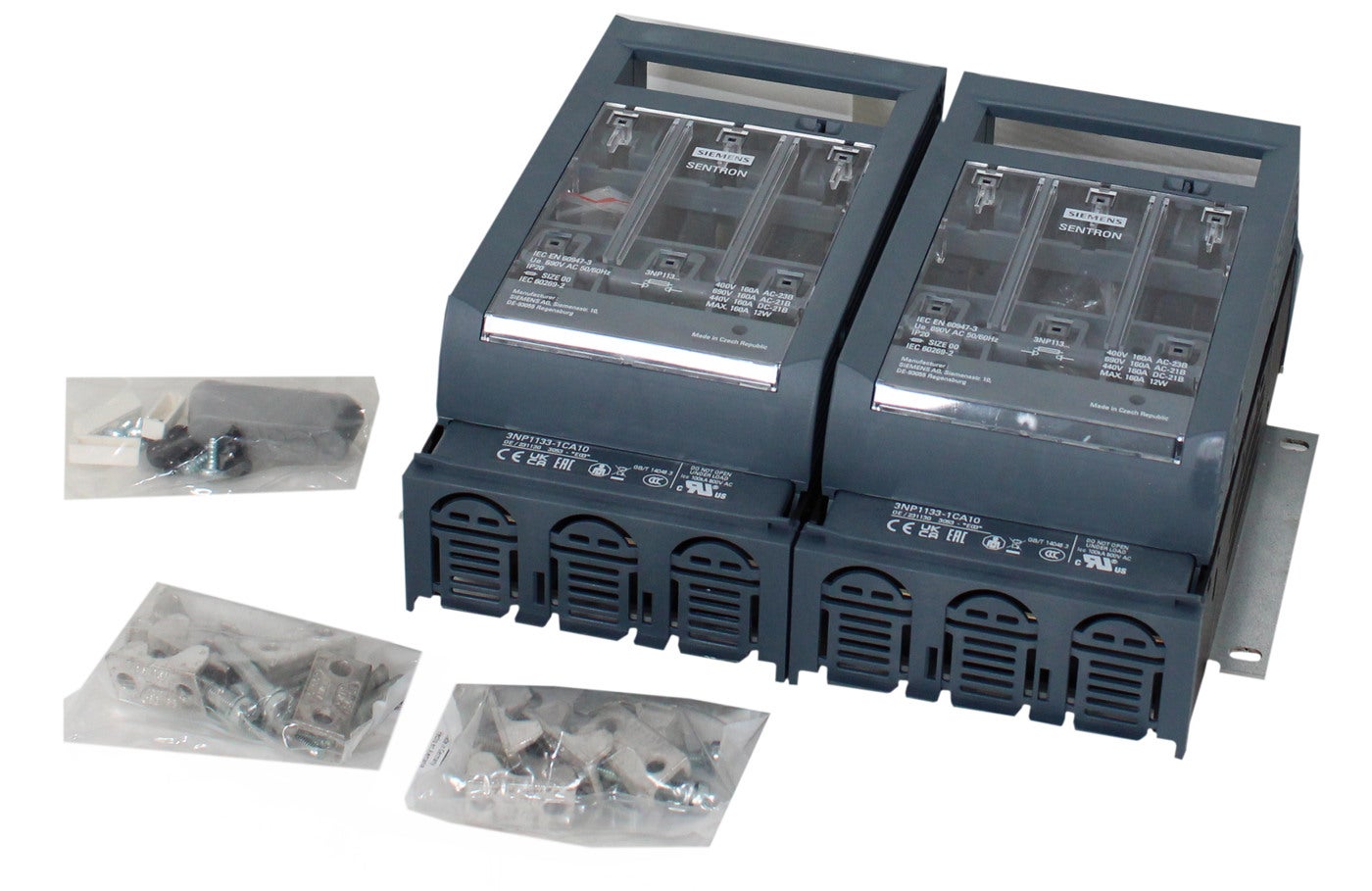INSERT KNIFEBLADE FUSE  160A 2x3 DIN00 Al - 2