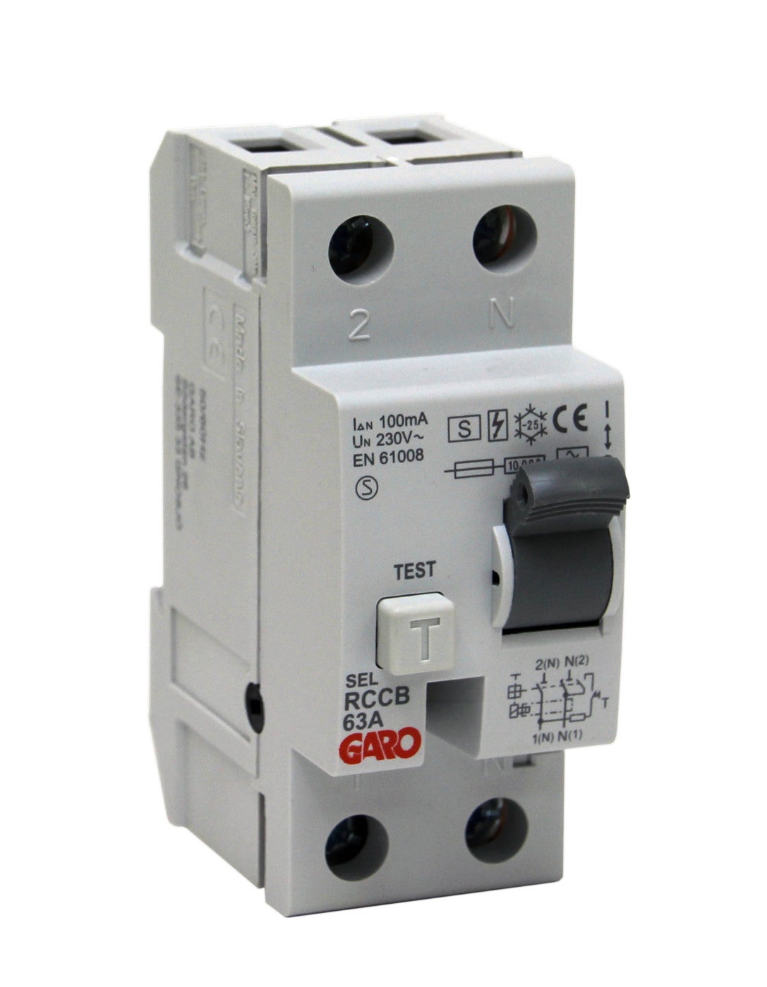 RCCB 2P 63A 100mA SEL - 2