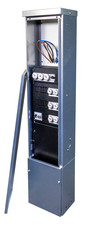 Streetlight cabinet external supply 2 groups