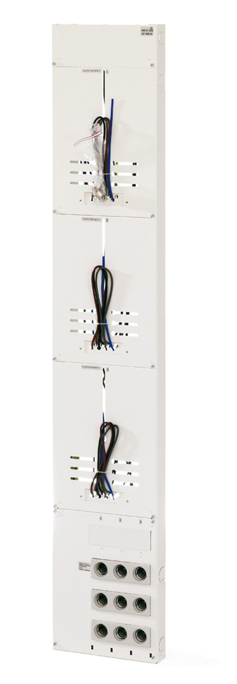 METERBOARD 3PH 25A 3R 3PL