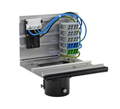 Terminal profiles for Ø60mm tube post single