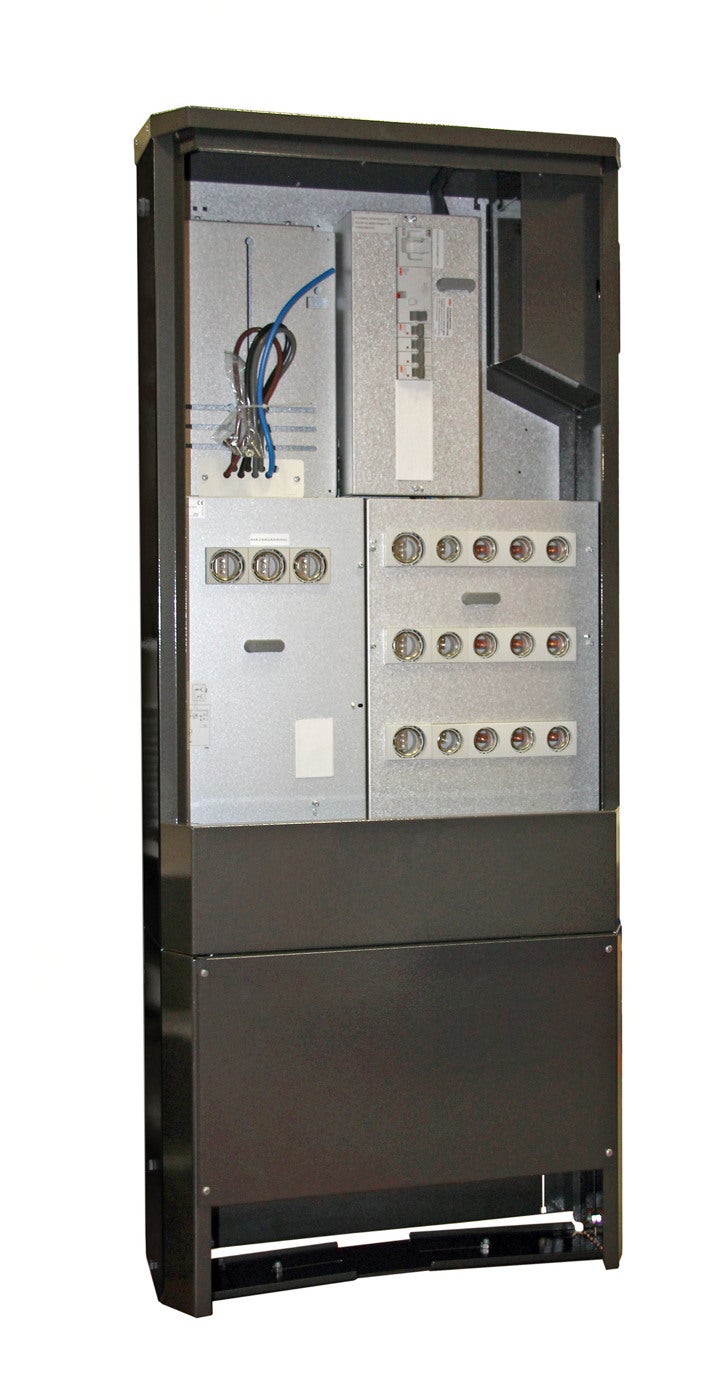 Meter cabinets with temporary power W620