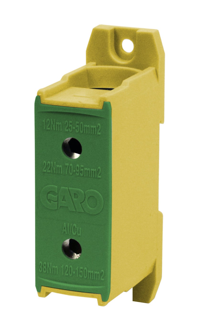 TERMINAL 1P YELLOW/GREEN 150MM2 AL/CU