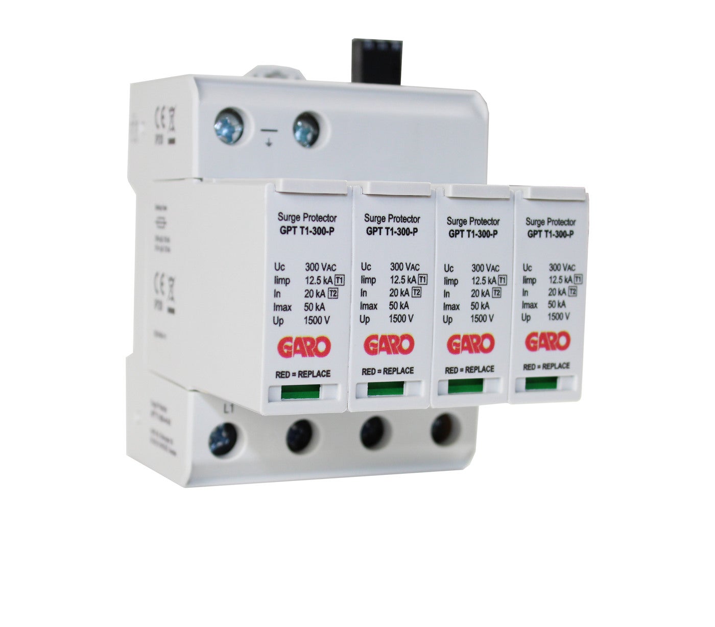 SURGE PROTECTION CLASS I+II 4P 230V ALARM - 2