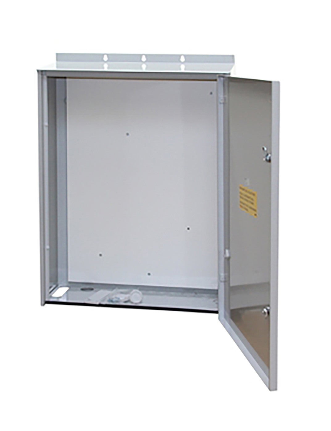 Meter cabinets empty