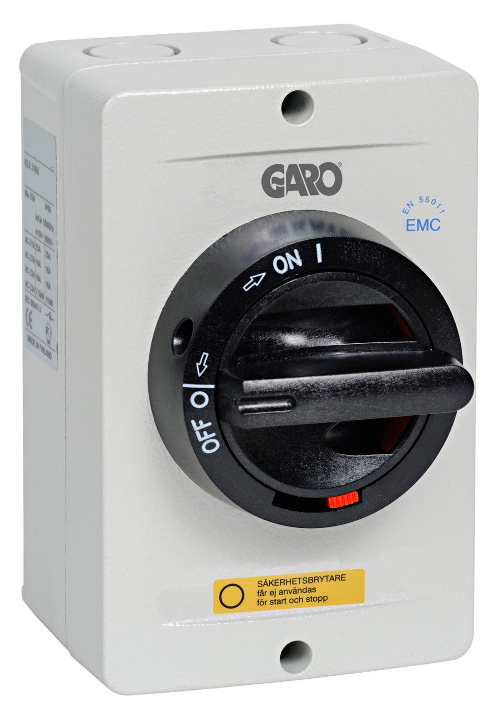 Safety switches aluminium EMC 3-pole 16A