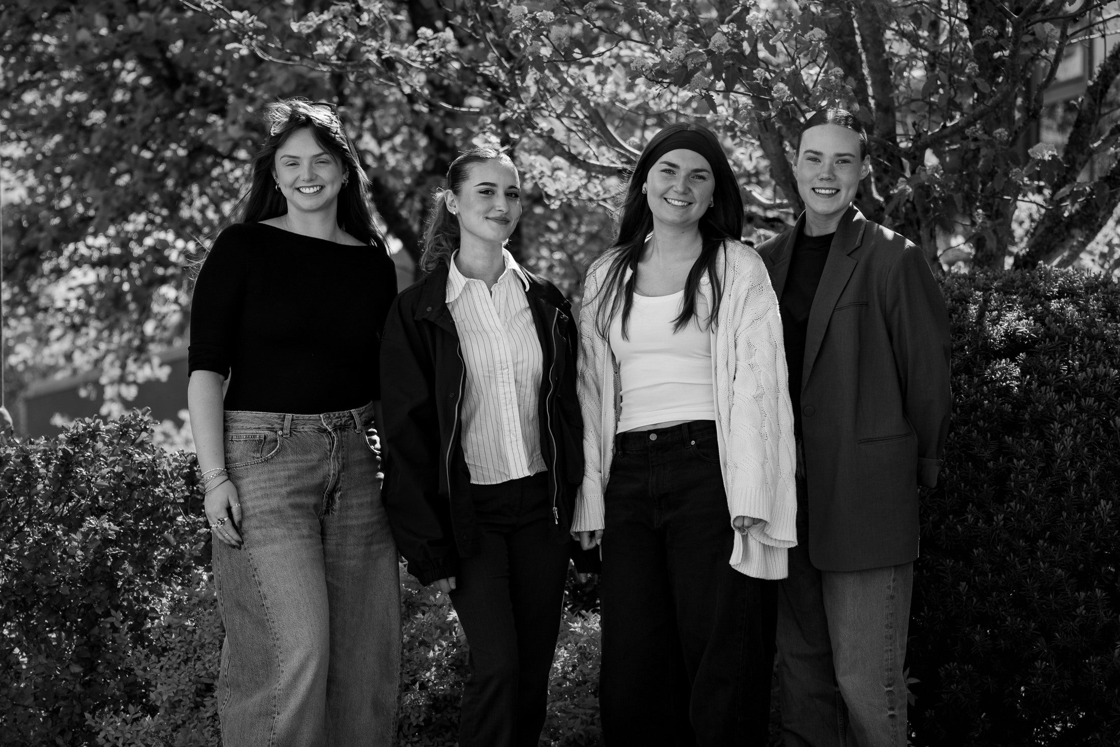 Ellen Albin, Clara Höglund, Hanna Magnusson Berglund and Dea Gashi