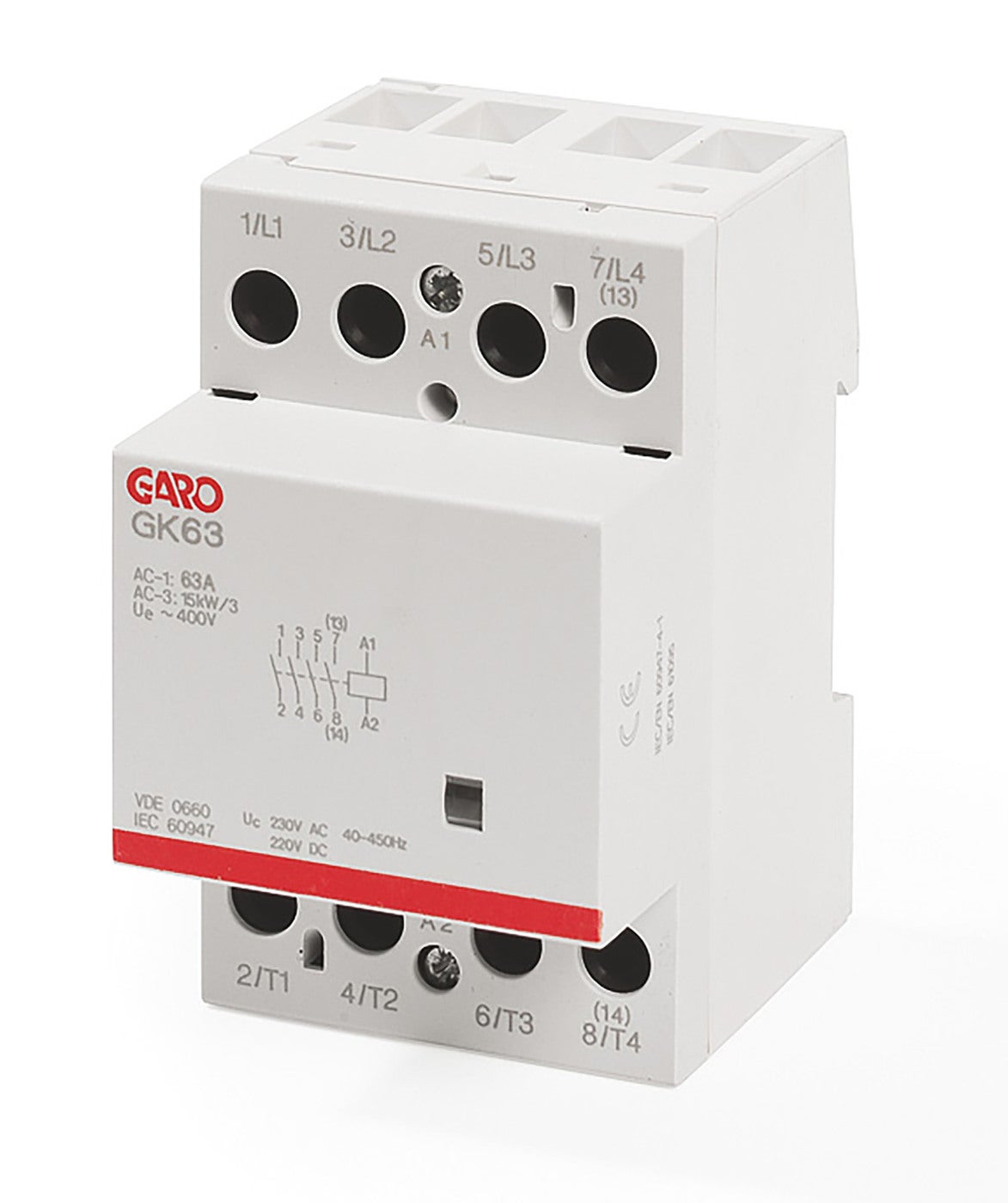 CONTACTOR 4P 63A 4NO 230V