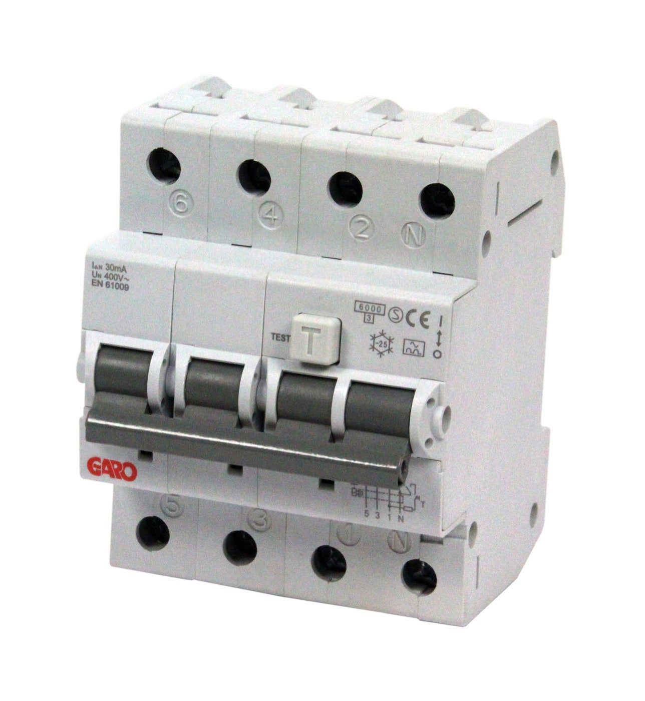 RCBO C 16A 4P GS