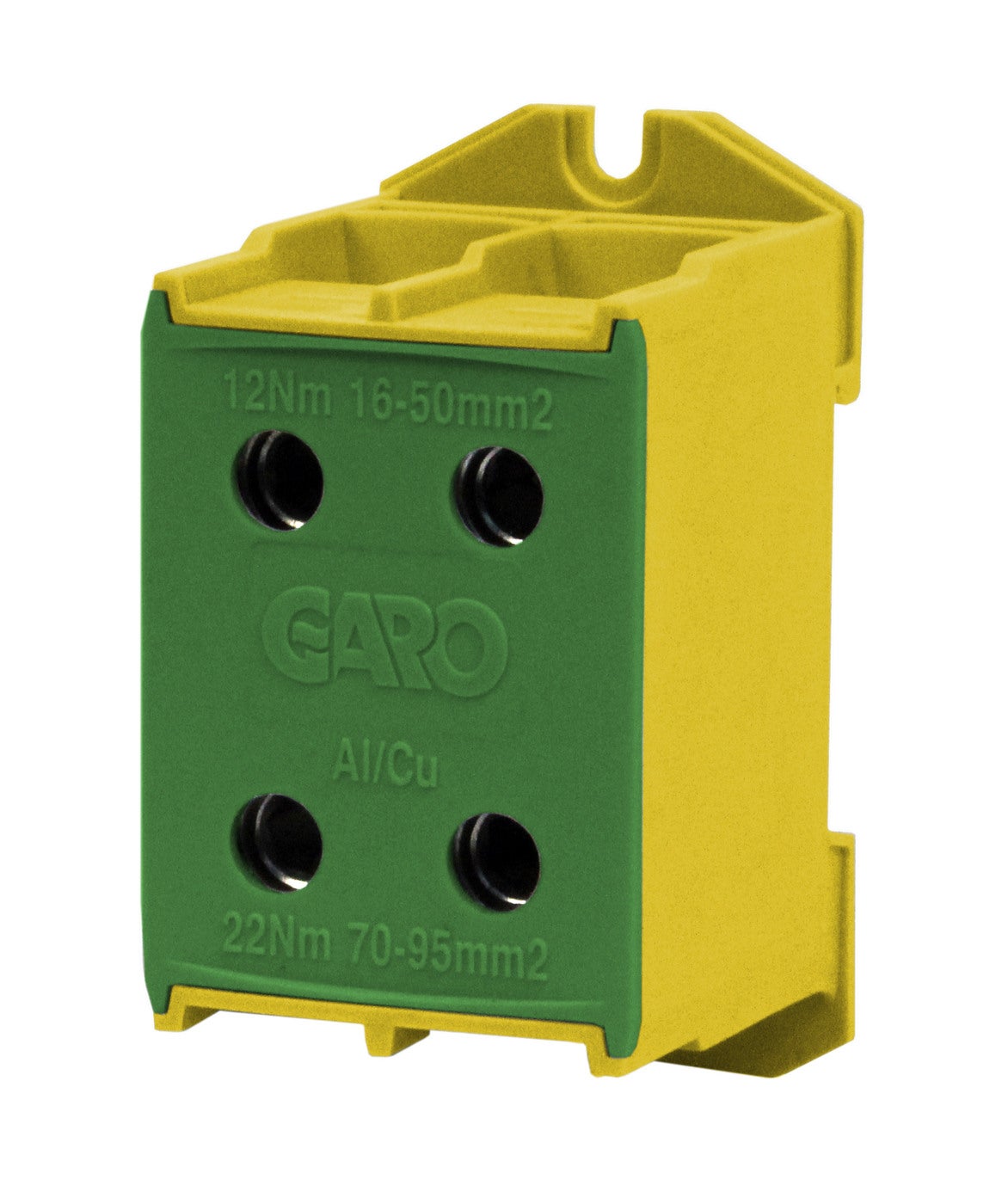 TERMINAL 2P YELLOW/GREEN 95MM2 AL/CU