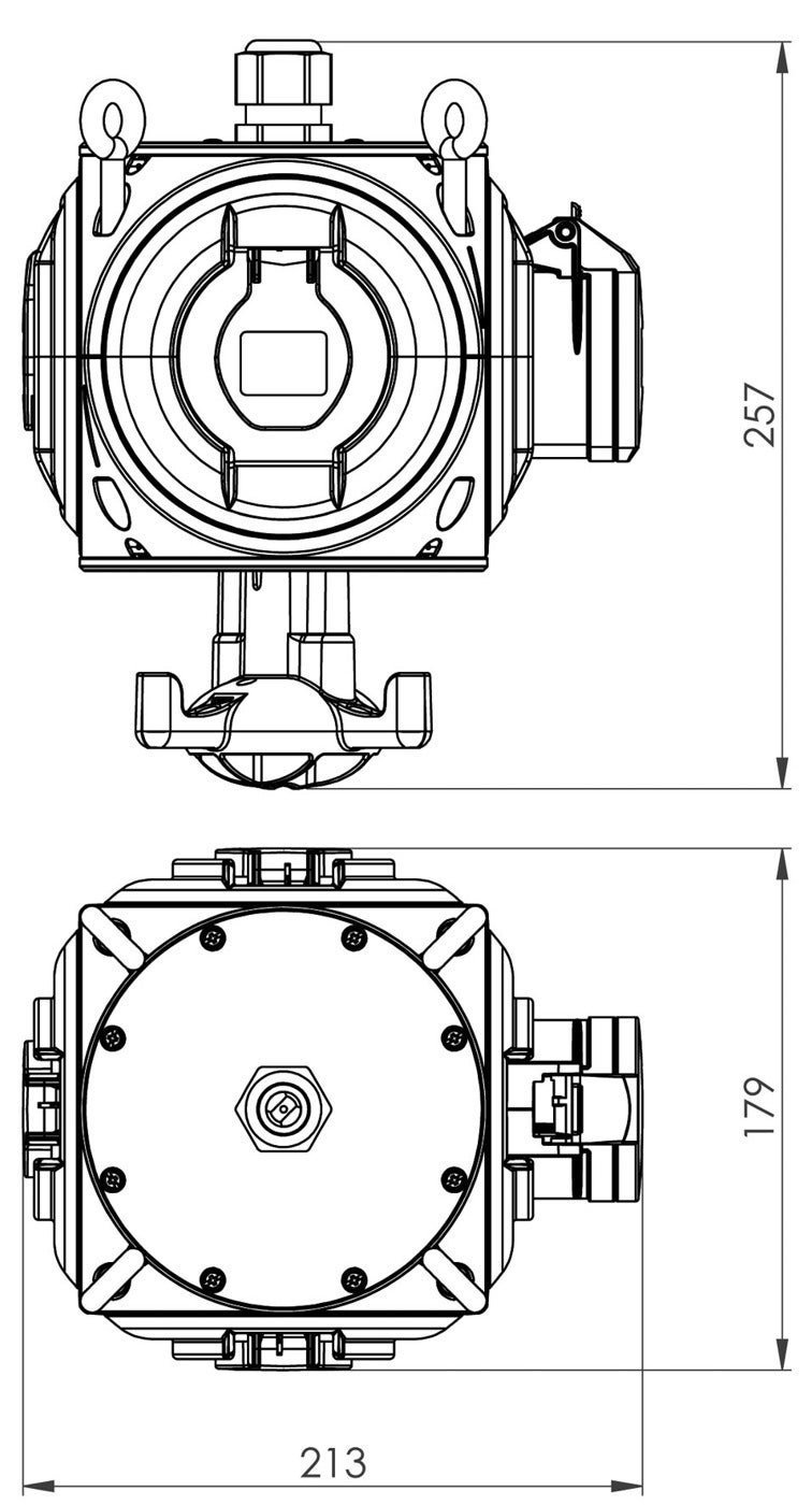 OUTLETBOX CELING SUSPENSION 16A - 2