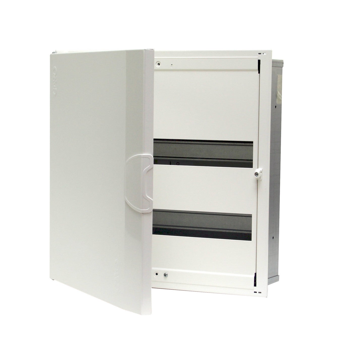 CONSUMER UNIT METAL RECED 2R28M W BOX
