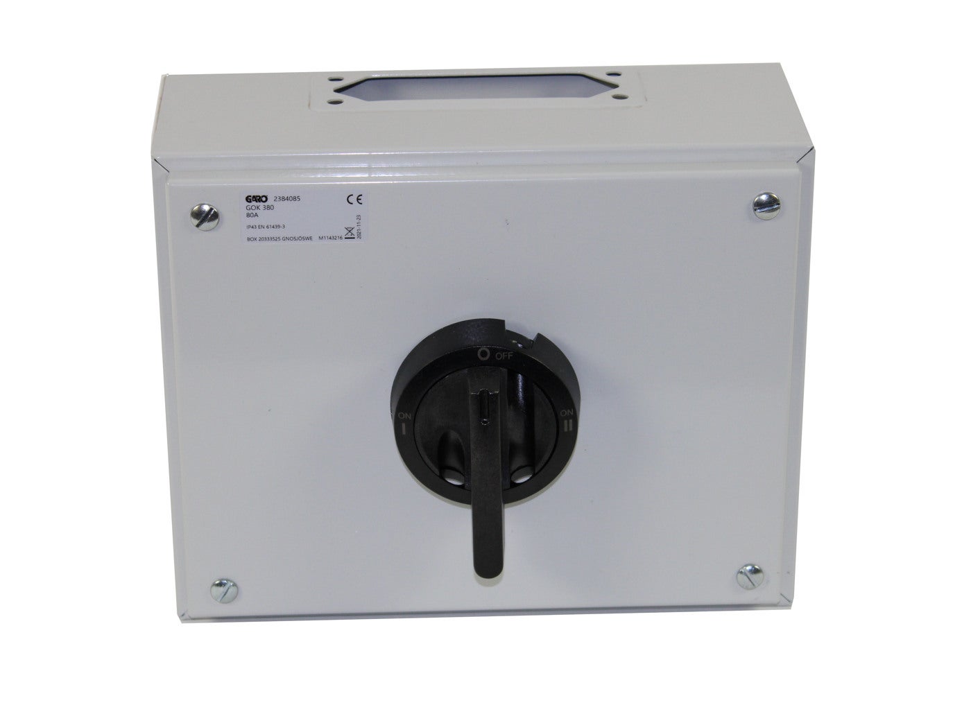 CHANGEOVER SWITCH ENCLOSURE 80A SP - 3