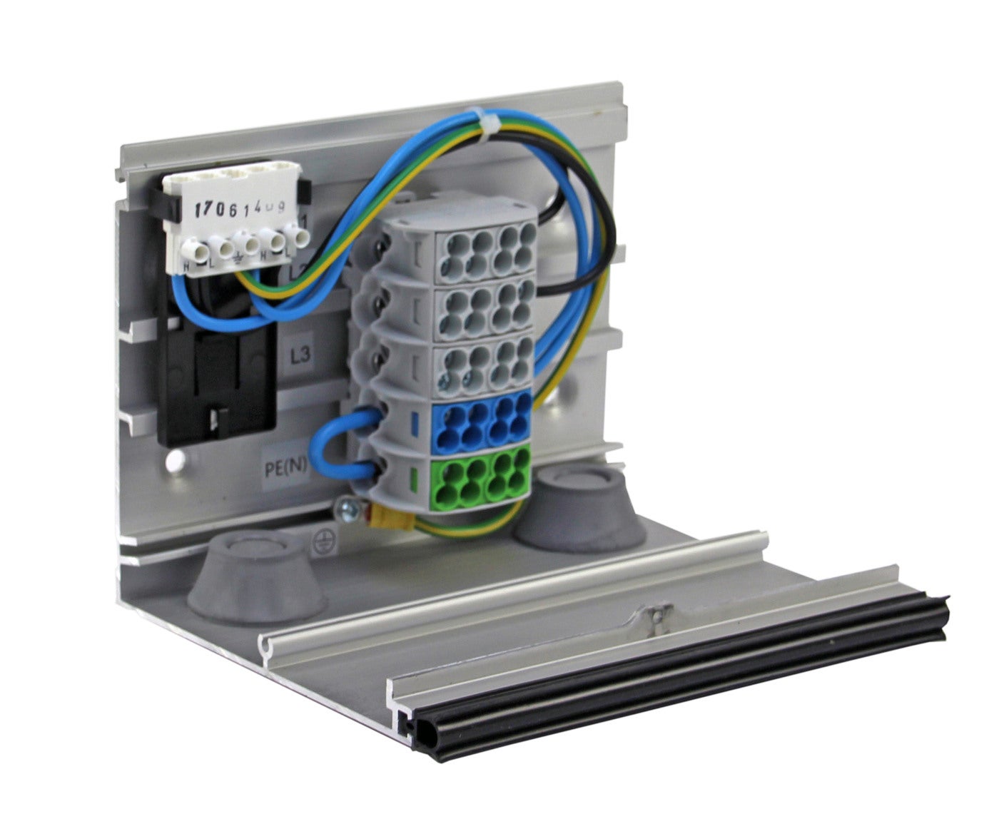 Terminal profiles wallmounting