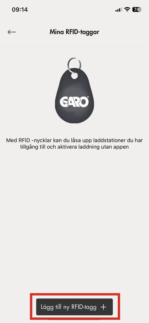 Hur lägger jag till RFID tag?