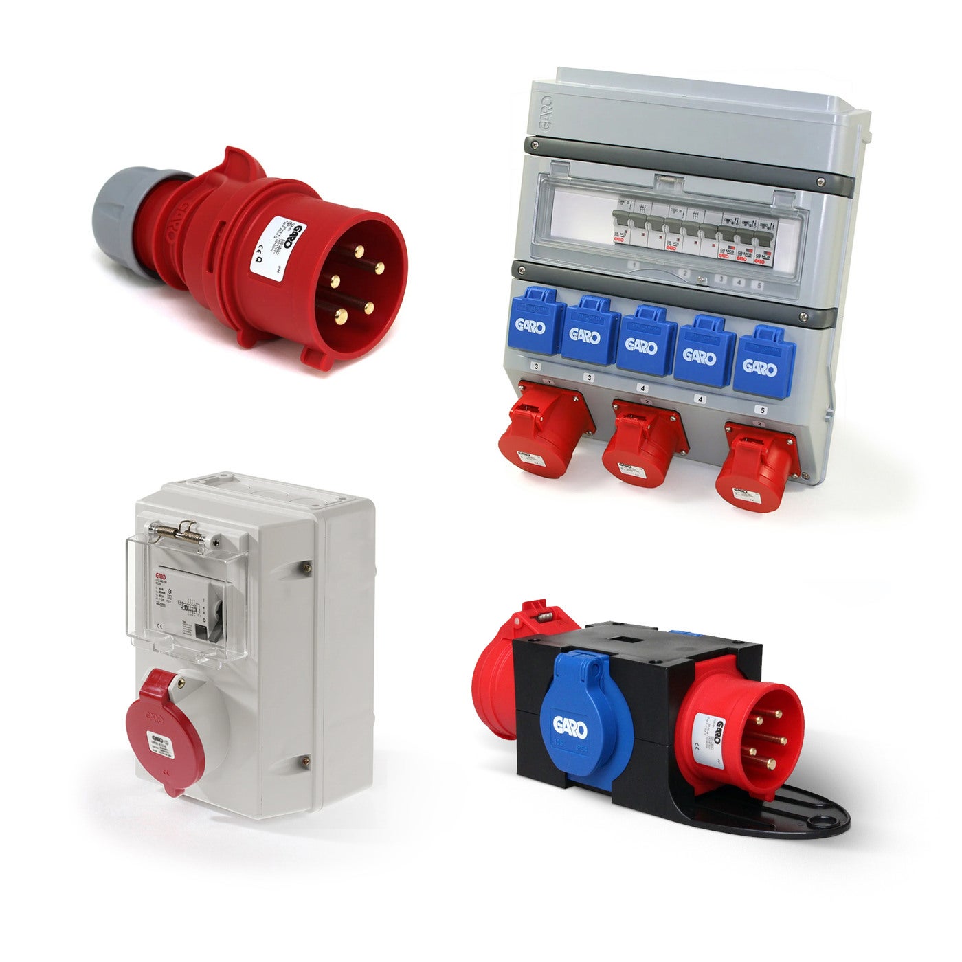 Plugs, sockets and distr boxes
