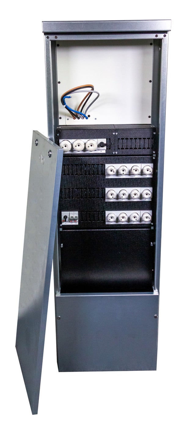 Streetlight cabinet external supply 4 groups
