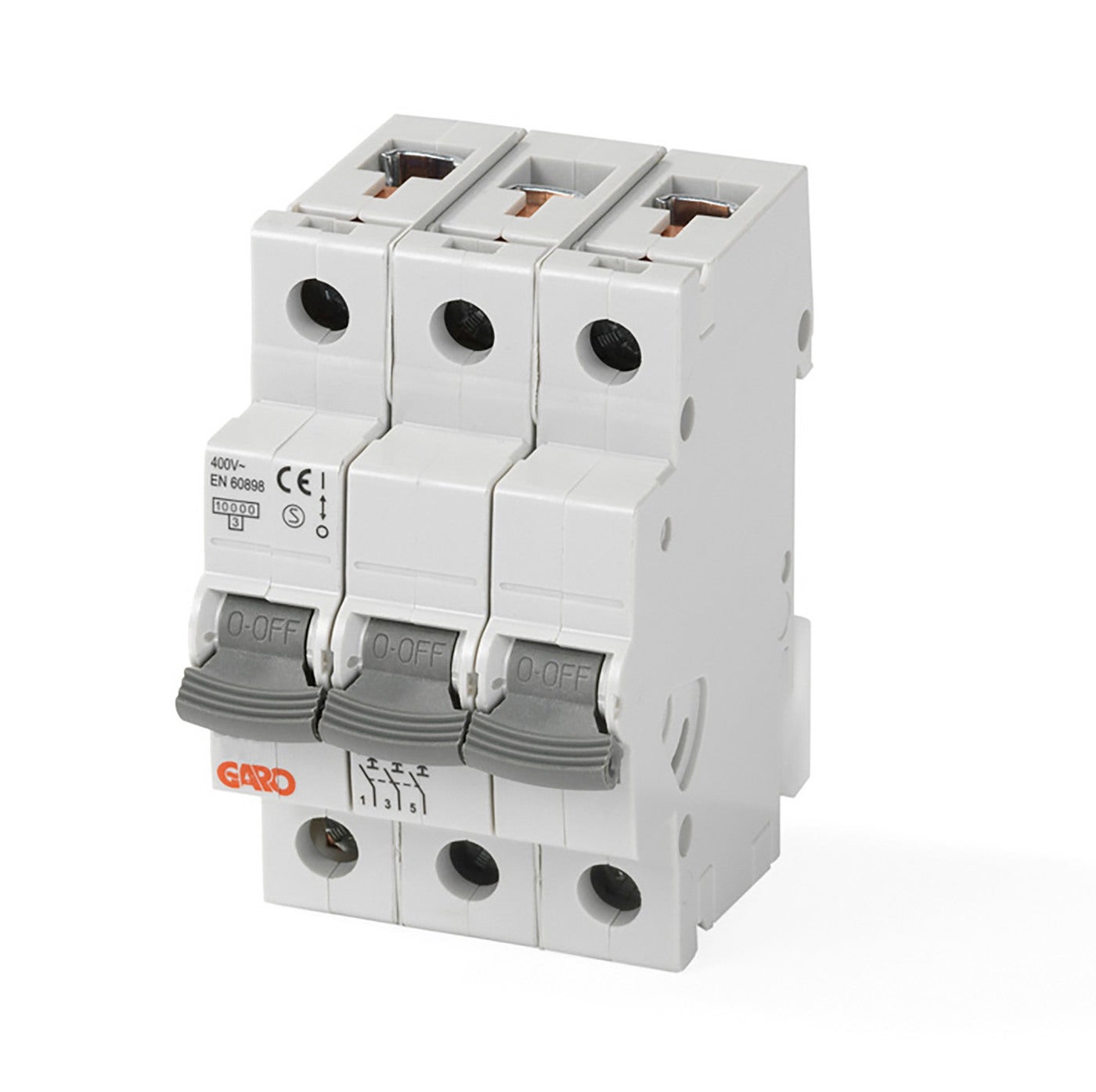 MCB D 3P 1A 10kA GS