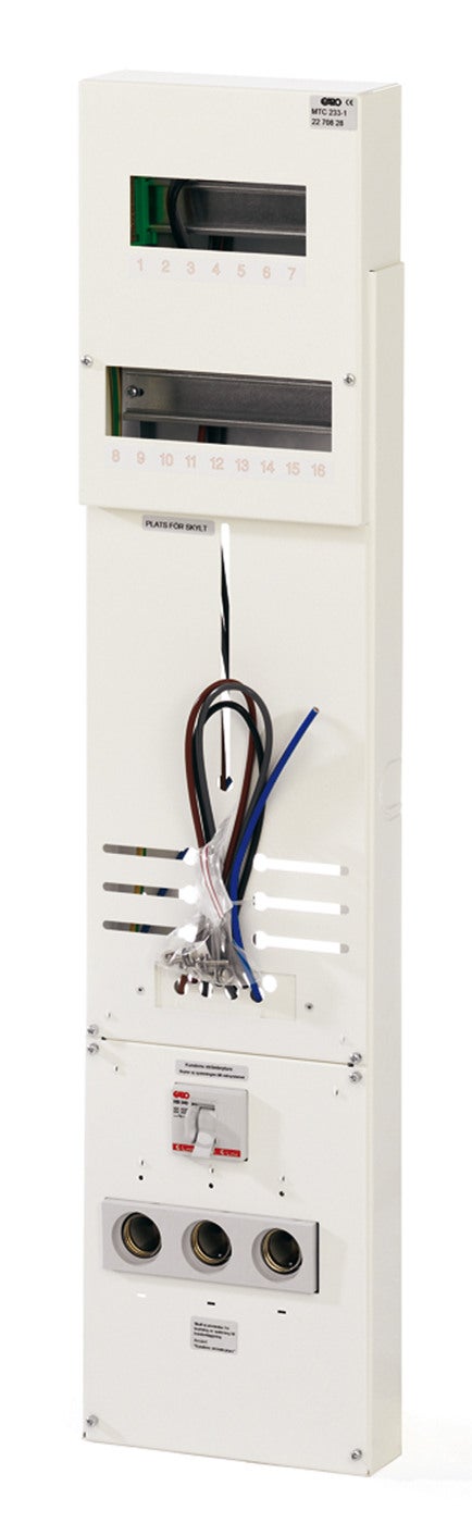 METERBOARD 3P 40A 1PL 16MOD
