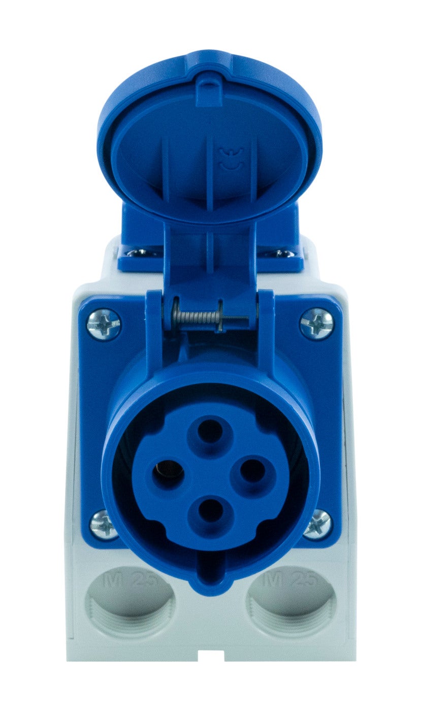 WALLSOCKET 4P 16A 9h SCH-P SWE