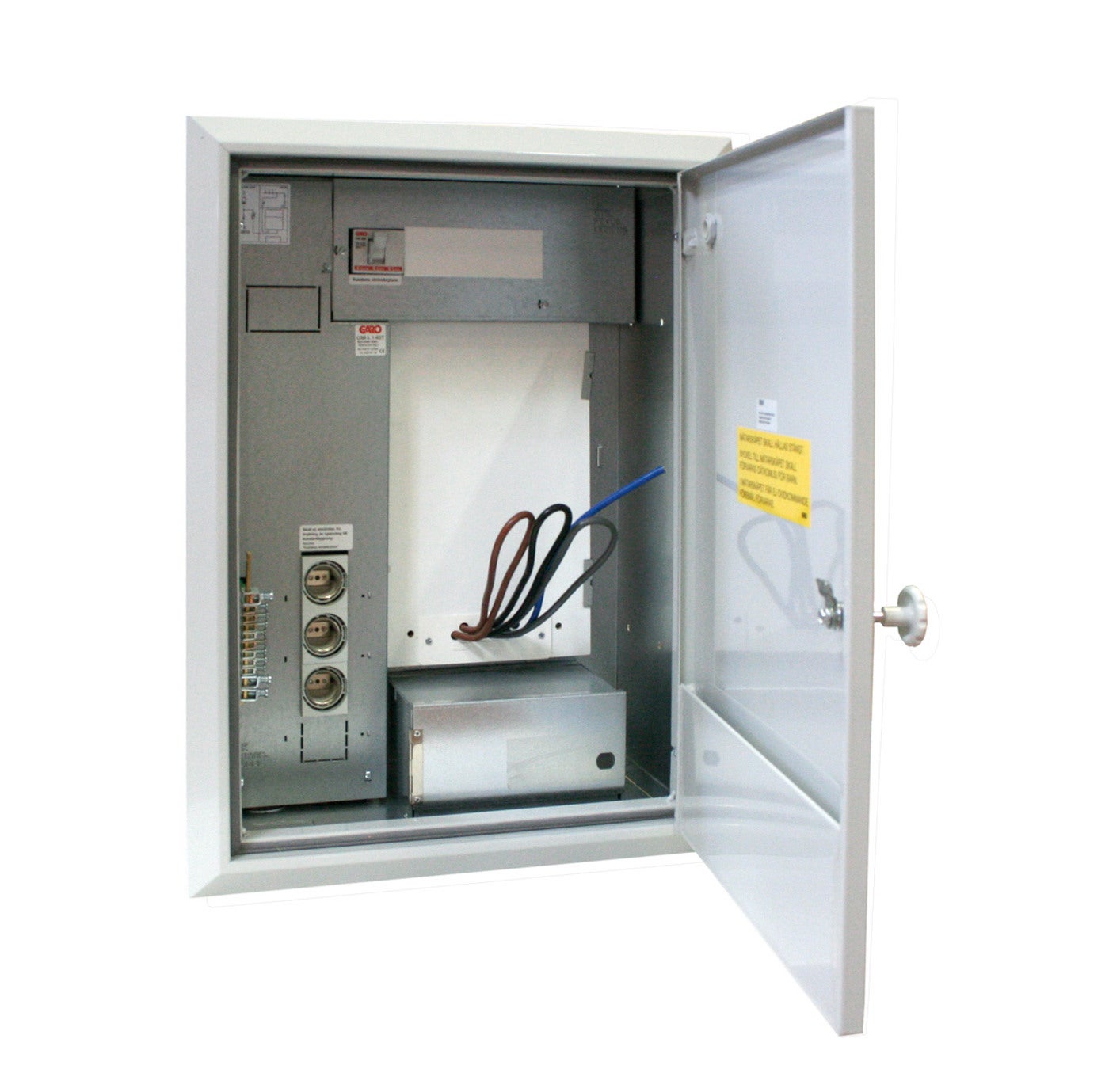 METERCABINET FLUSH 63A 1PL WP