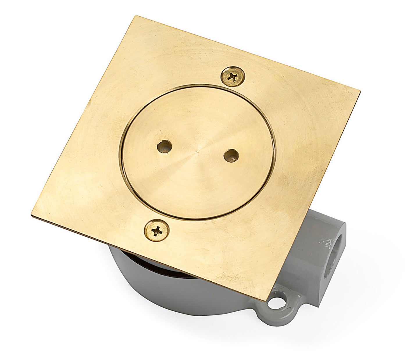 Floor outlets flush mounted