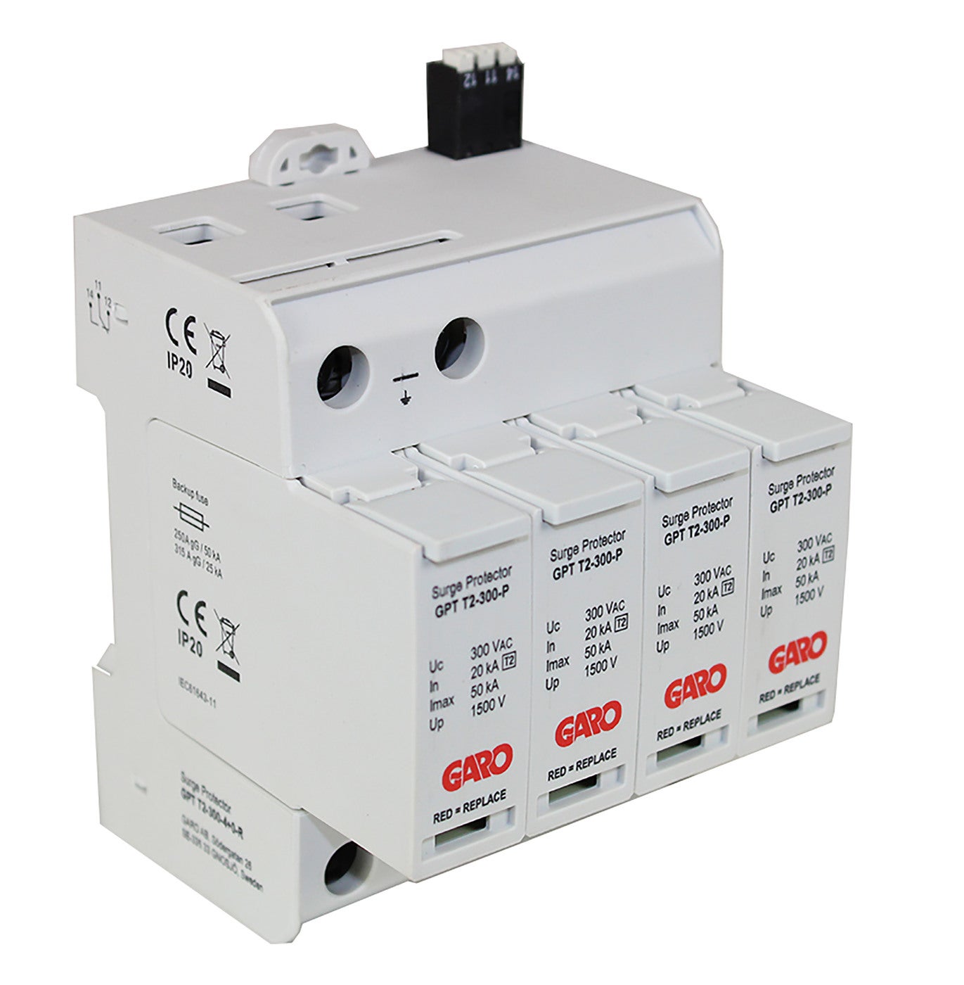SURGEPROTECTION CL. II  4P 230V ALARM - 3