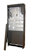 Meter cabinets with diazed and transfer switch