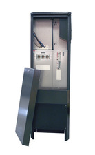 Meter cabinets with temporary power