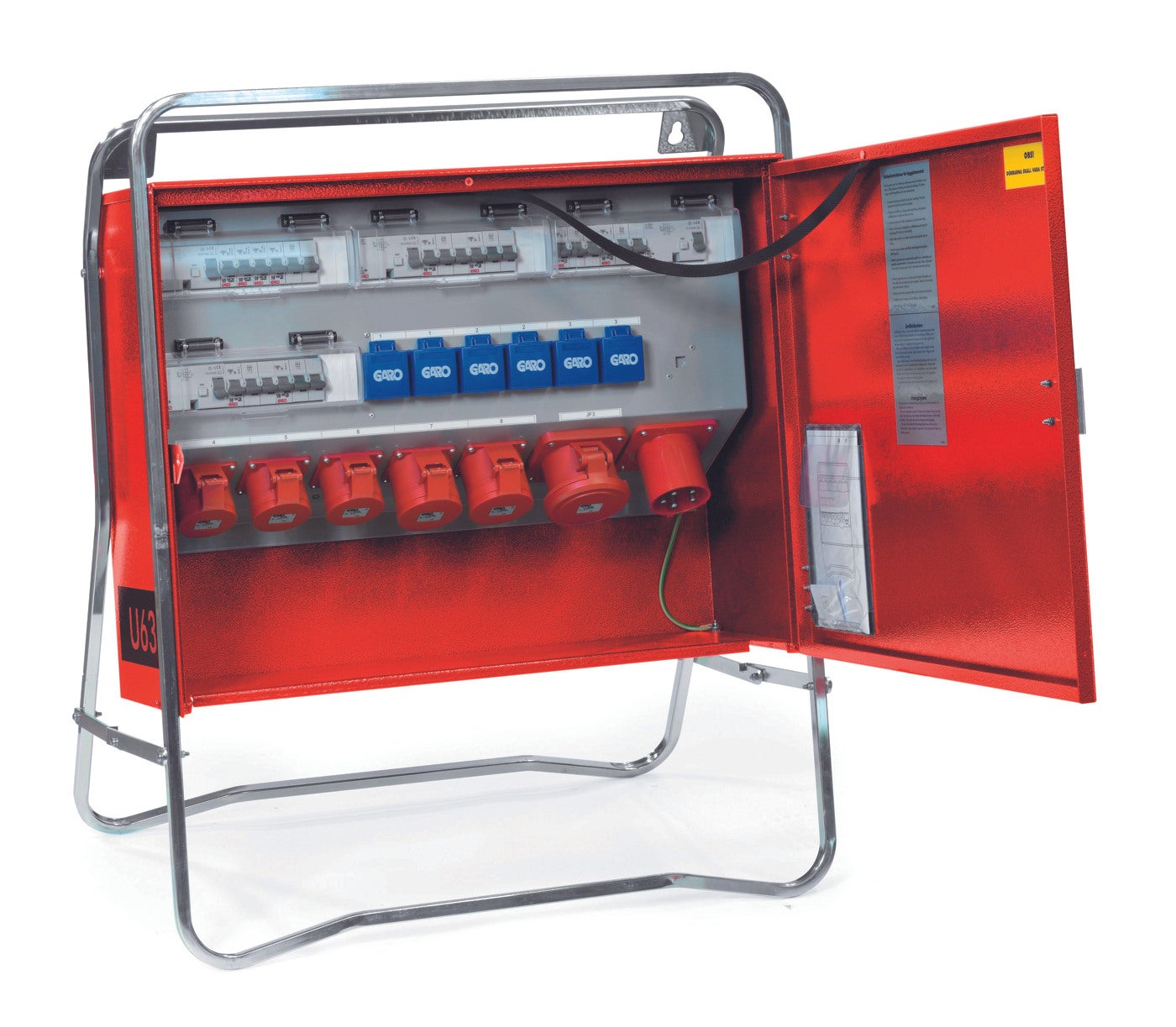 Final distribution assemblies 63A schuko/CEE