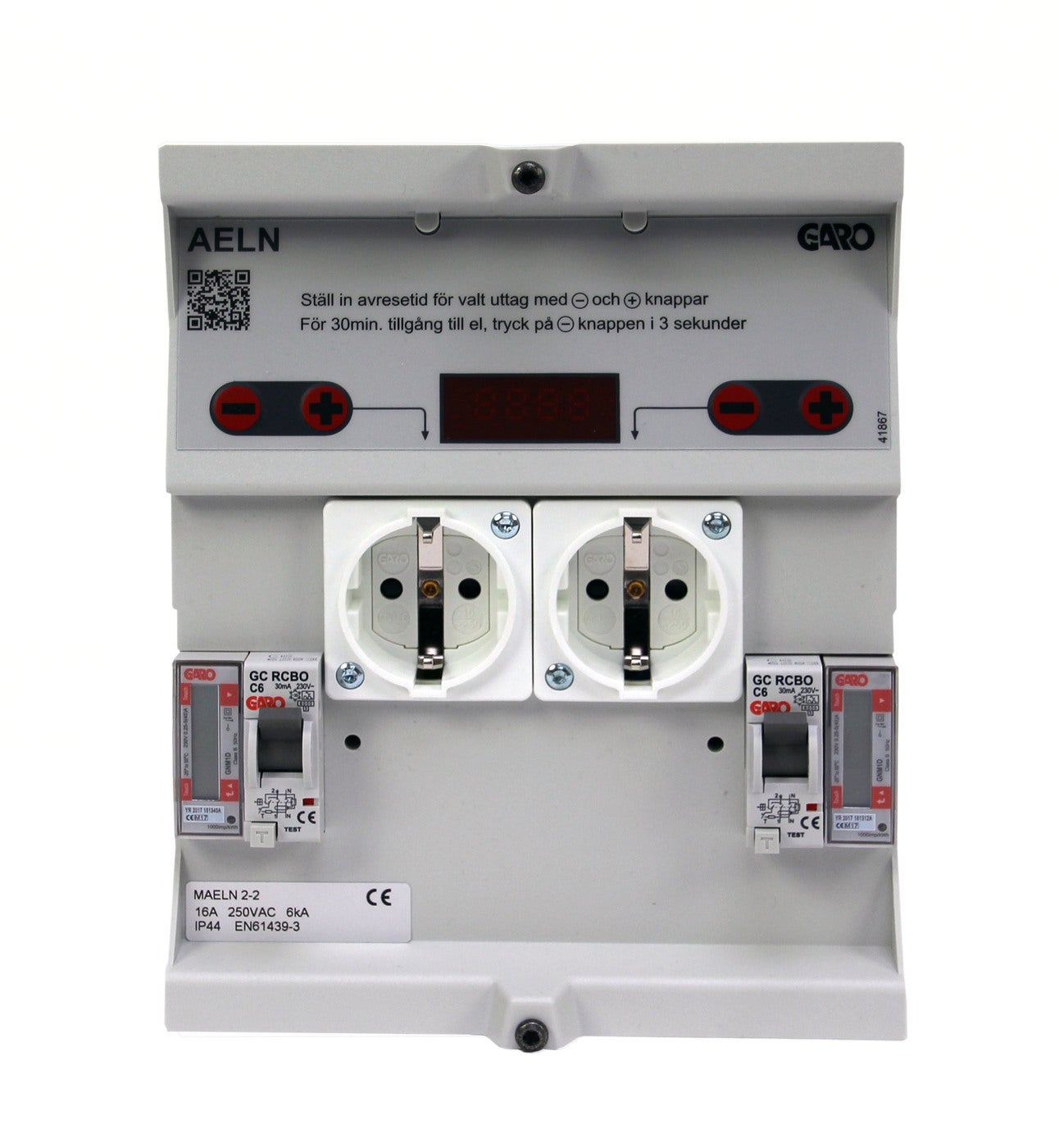 Inserts Car time & temperature controll with meter