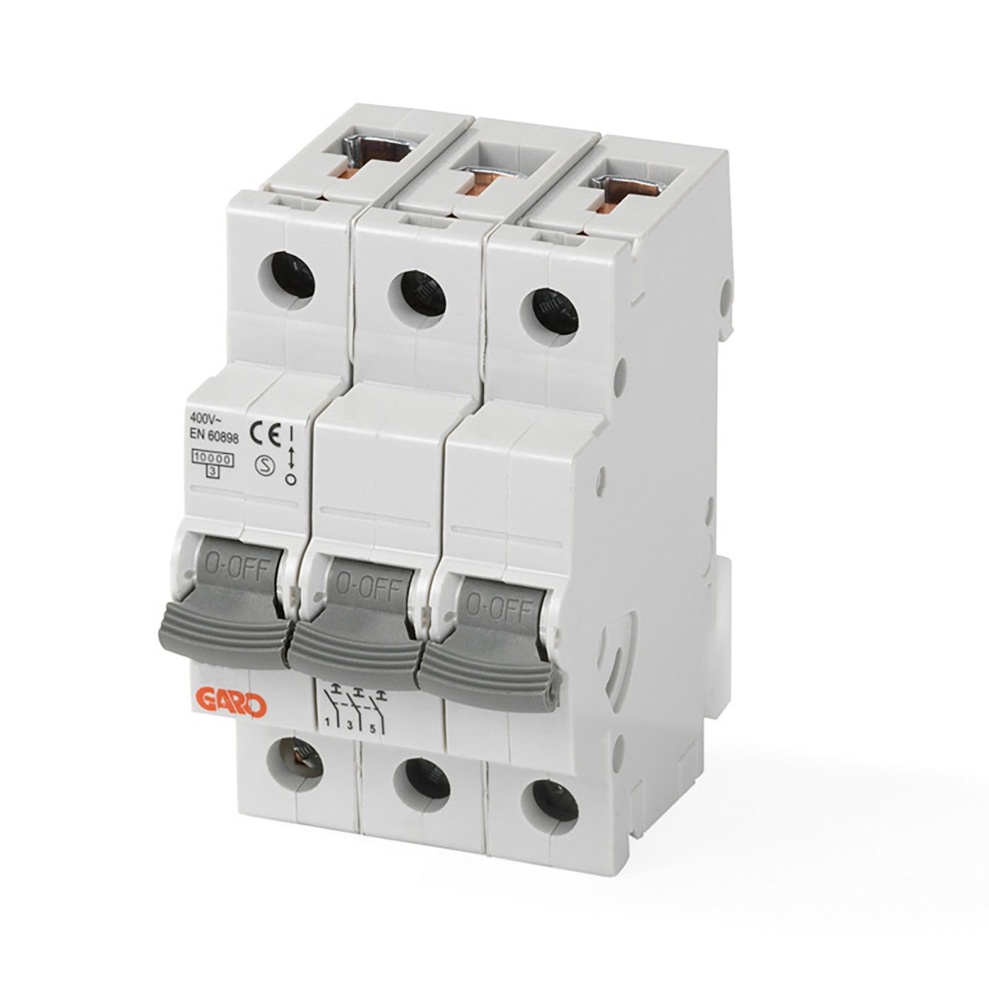 Miniature circuit breaker(MCB) 10kA 3-poles B-characteristic