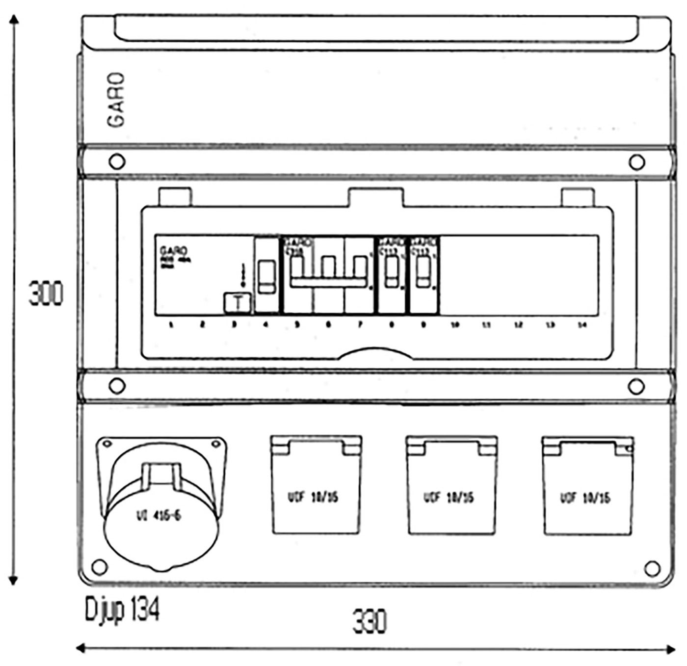OUTLETBOX 00103-RCCB GBOX - 2