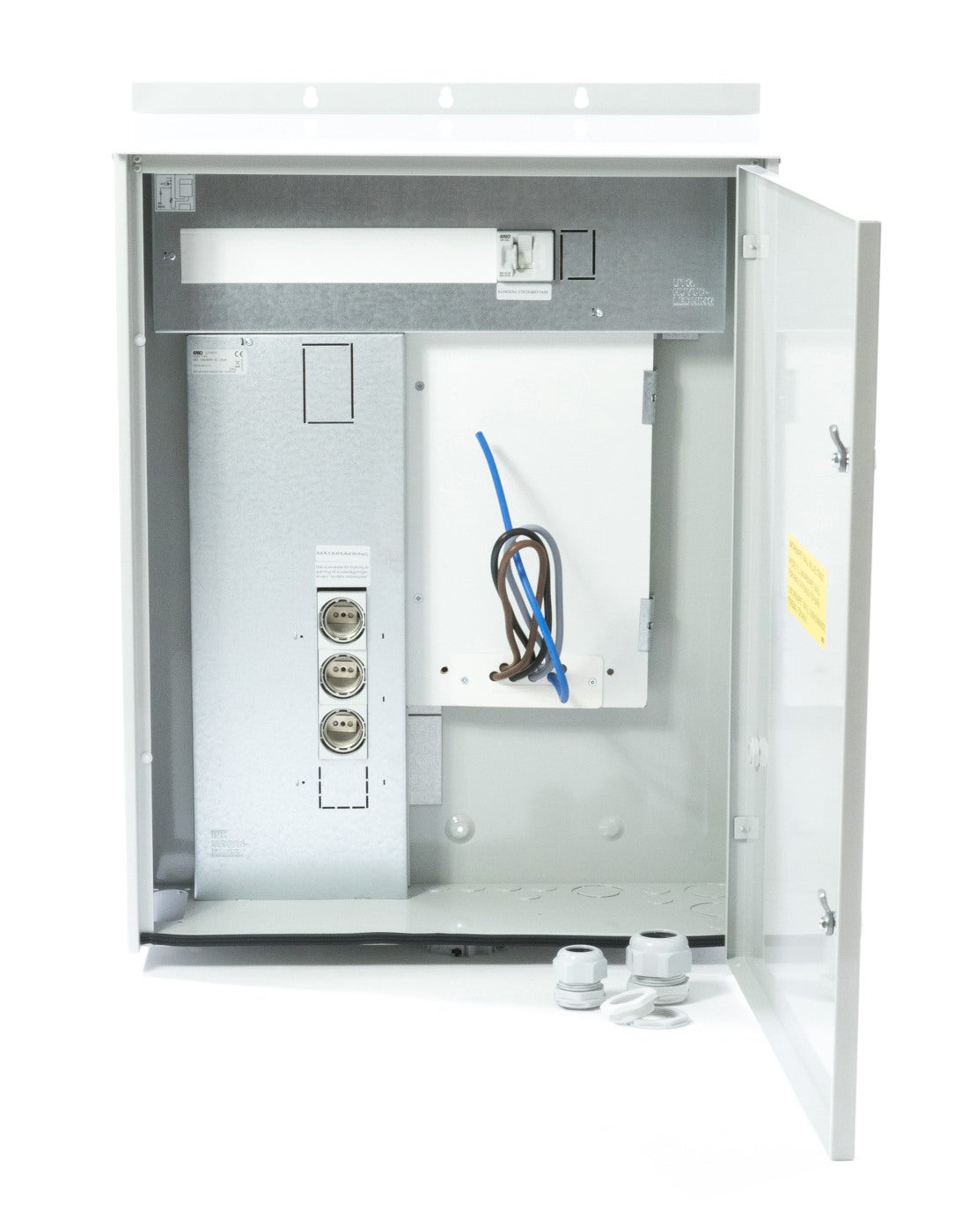 Meter cabinet surface mounted