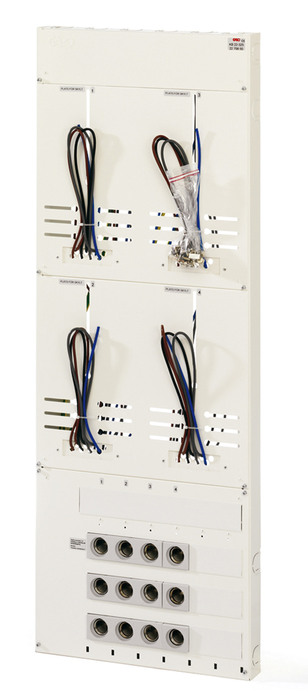 METERBOARD 3PH 25A 2R 4PL