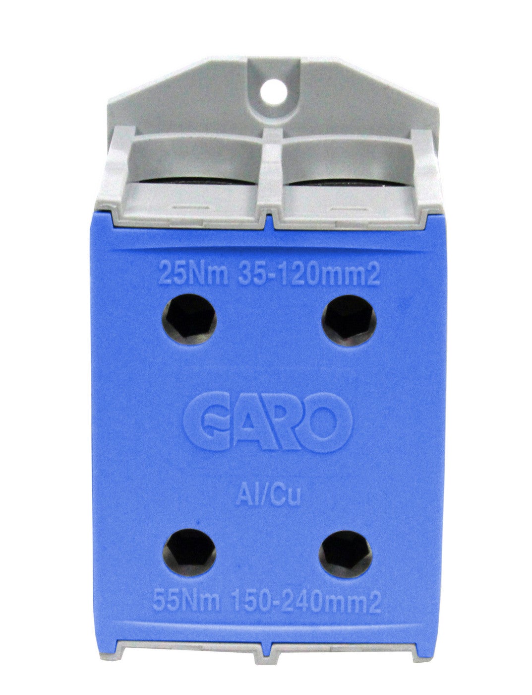 PLINT BLÅ 240mm² Al/CU 2P - 2