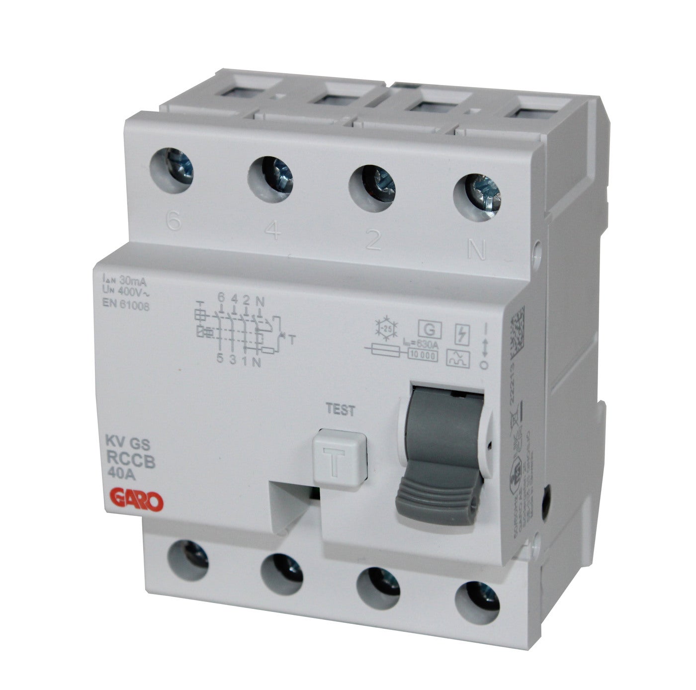 RCCB STD 40A 30mA 4P