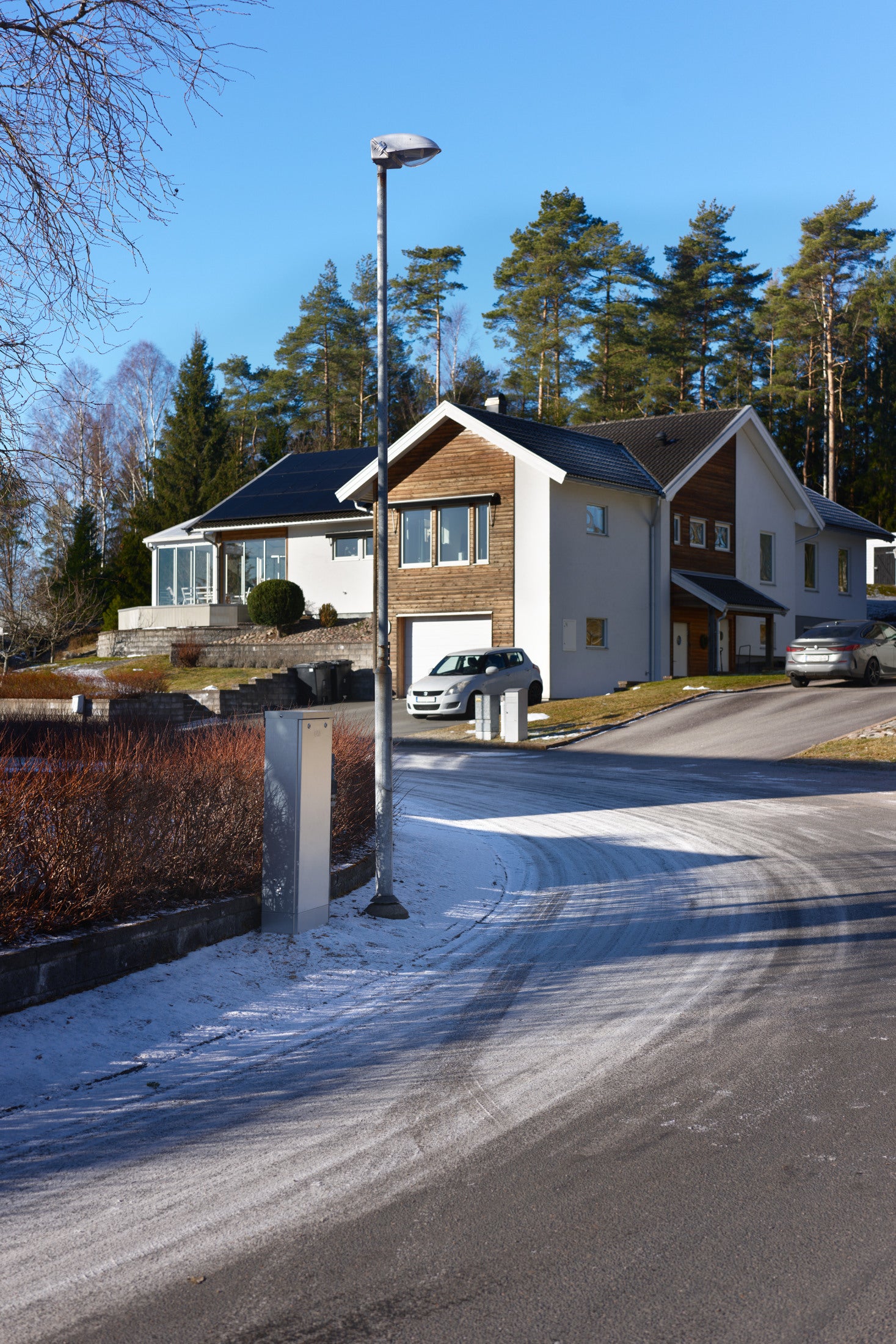 Energieffektivt gatubelysningsskåp.