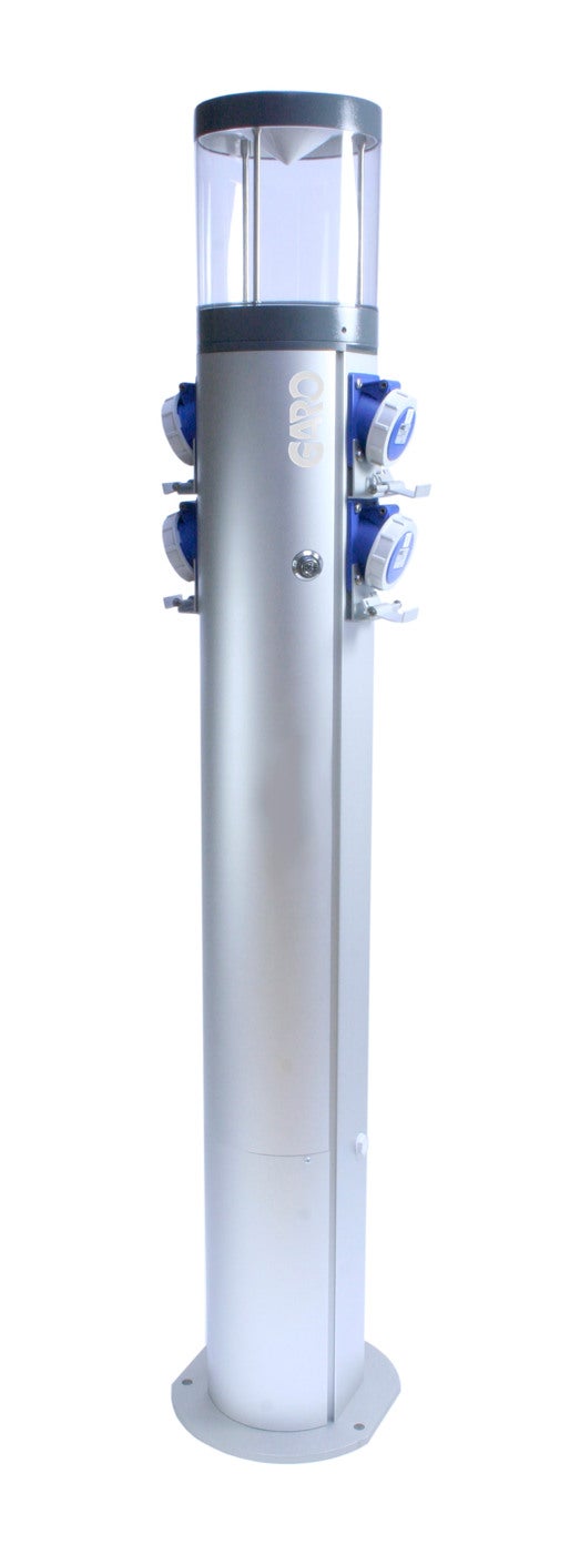 Koster with four 1-phase socket without meter