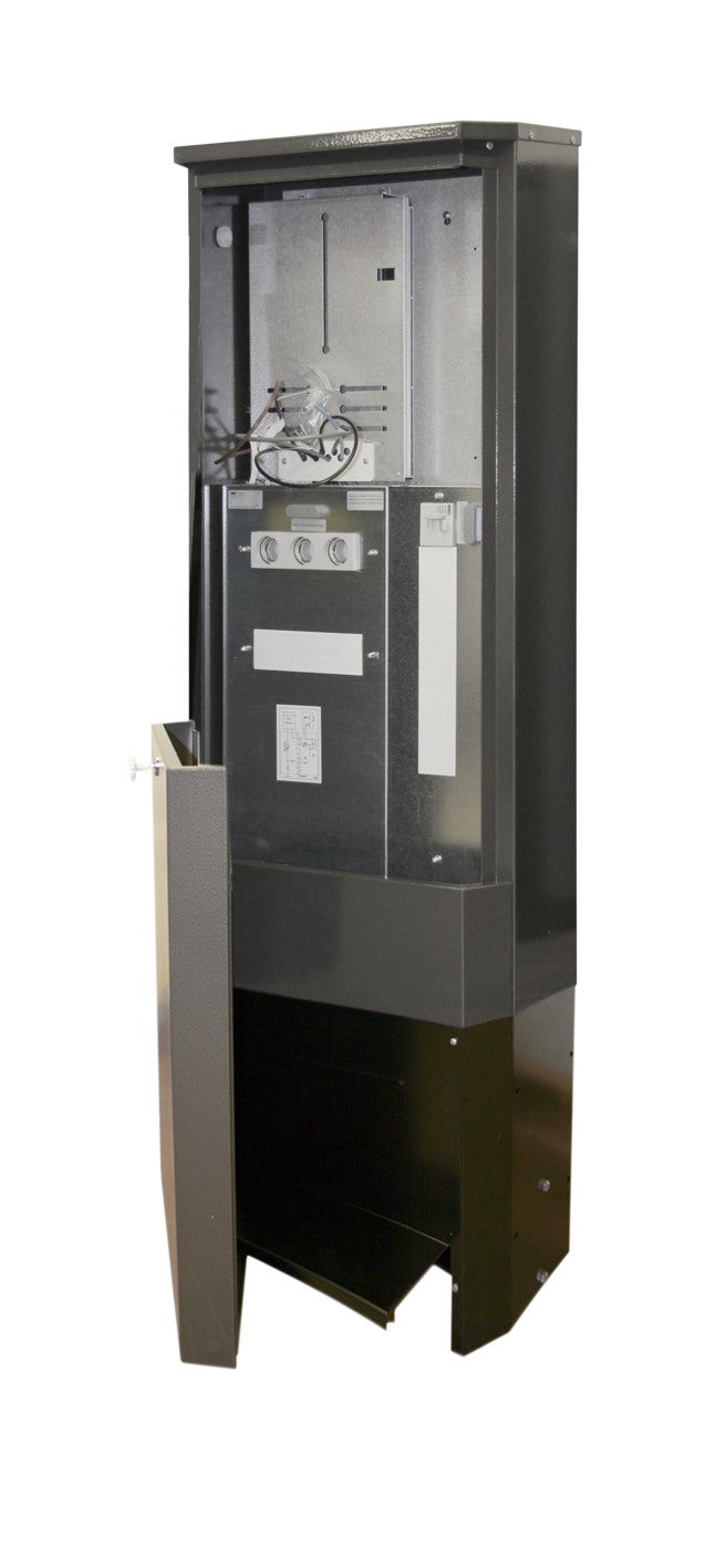 Meter cabinets with temporary power W457